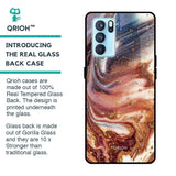 Exceptional Texture Glass Case for Oppo Reno6