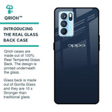Overshadow Blue Glass Case For Oppo Reno6