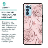 Shimmer Roses Glass case for Oppo Reno6