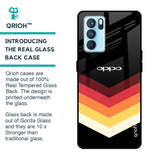 Abstract Arrow Pattern Glass Case For Oppo Reno6