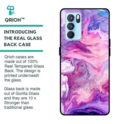 Cosmic Galaxy Glass Case for Oppo Reno6