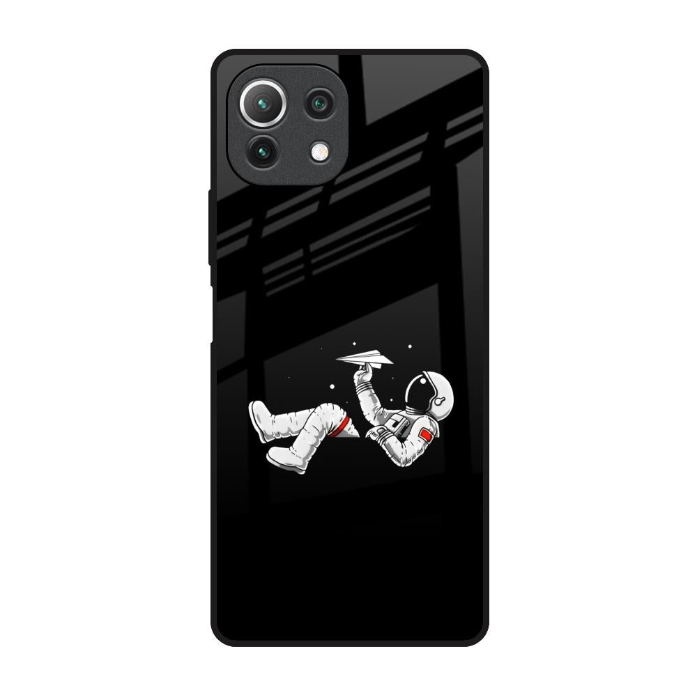 Space Traveller Mi 11 Lite Glass Back Cover Online