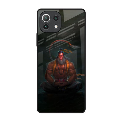 Lord Hanuman Animated Mi 11 Lite Glass Back Cover Online
