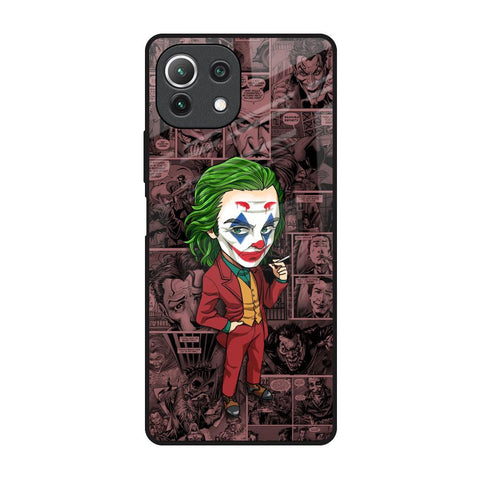 Joker Cartoon Mi 11 Lite Glass Back Cover Online