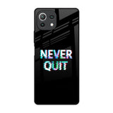 Never Quit Mi 11 Lite Glass Back Cover Online