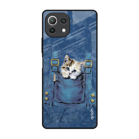 Kitty In Pocket Mi 11 Lite Glass Back Cover Online