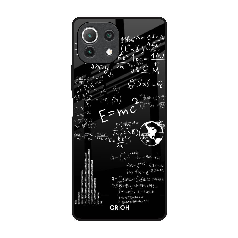 Funny Math Mi 11 Lite Glass Back Cover Online