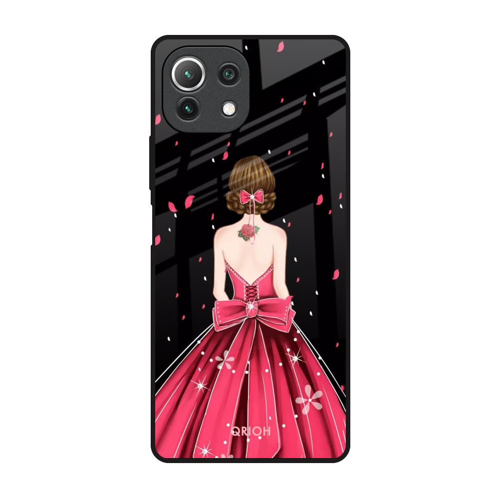 Fashion Princess Mi 11 Lite Glass Back Cover Online