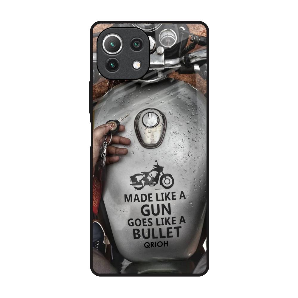 Royal Bike Mi 11 Lite Glass Back Cover Online