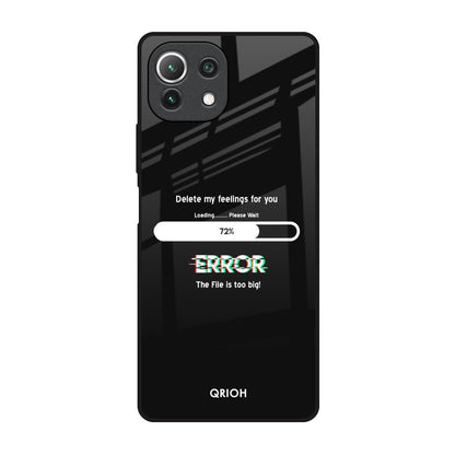 Error Mi 11 Lite Glass Back Cover Online