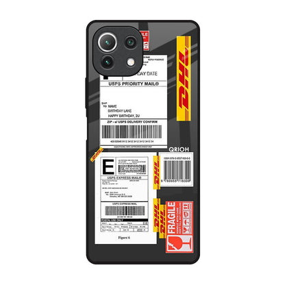 Cool Barcode Label Mi 11 Lite Glass Back Cover Online