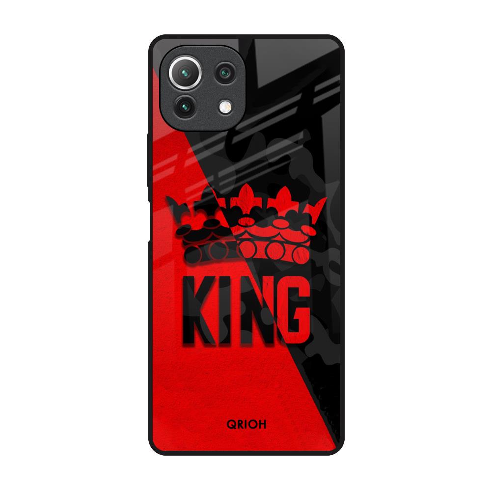 I Am A King Mi 11 Lite Glass Back Cover Online