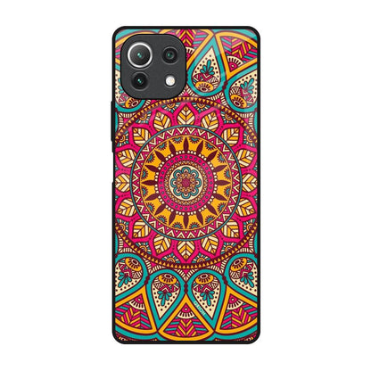 Elegant Mandala Mi 11 Lite Glass Back Cover Online