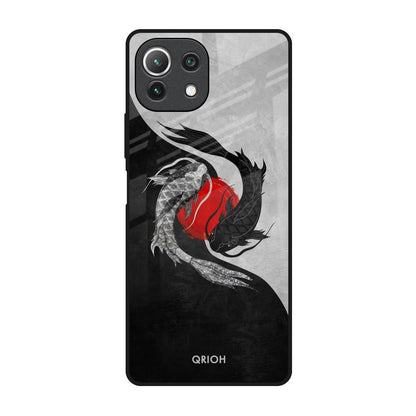 Japanese Art Mi 11 Lite Glass Back Cover Online