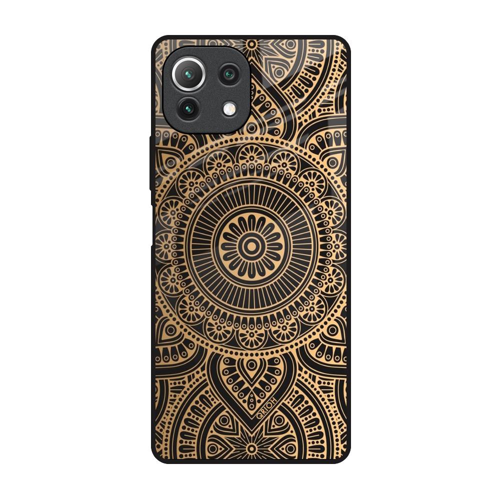 Luxury Mandala Mi 11 Lite Glass Back Cover Online