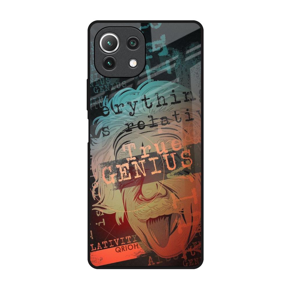 True Genius Mi 11 Lite Glass Back Cover Online