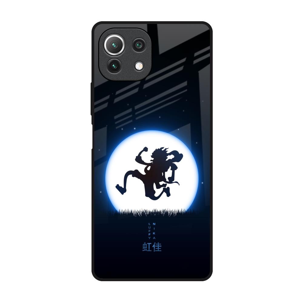 Luffy Nika Mi 11 Lite Glass Back Cover Online