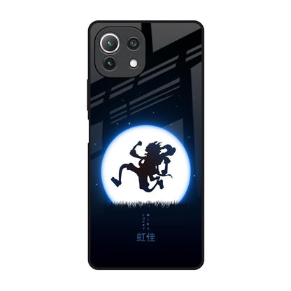 Luffy Nika Mi 11 Lite Glass Back Cover Online