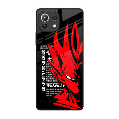 Red Vegeta Mi 11 Lite Glass Back Cover Online