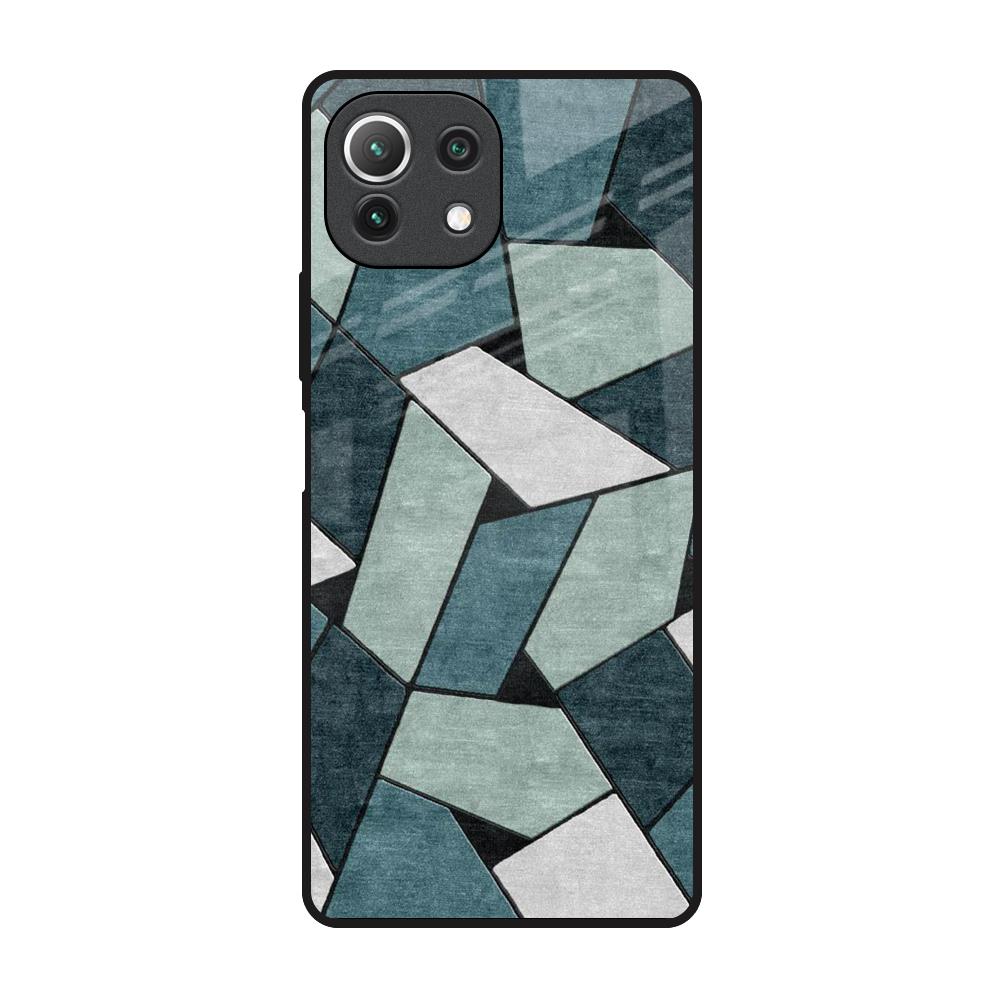 Abstact Tiles Mi 11 Lite Glass Back Cover Online