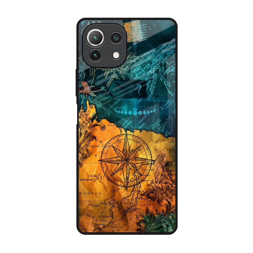 Architecture Map Mi 11 Lite Glass Back Cover Online