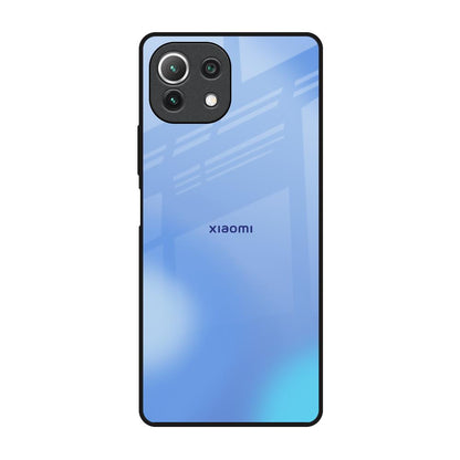 Vibrant Blue Texture Mi 11 Lite Glass Back Cover Online