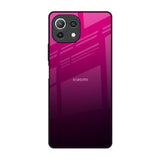 Purple Ombre Pattern Mi 11 Lite Glass Back Cover Online