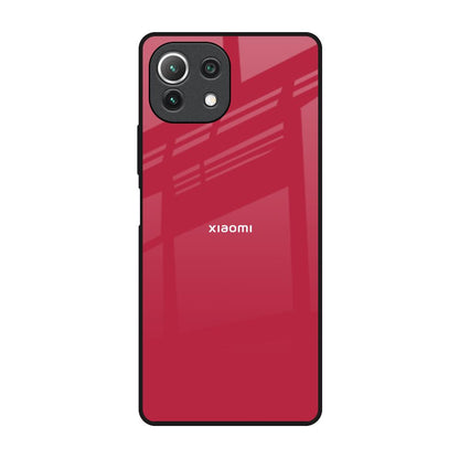 Solo Maroon Mi 11 Lite Glass Back Cover Online
