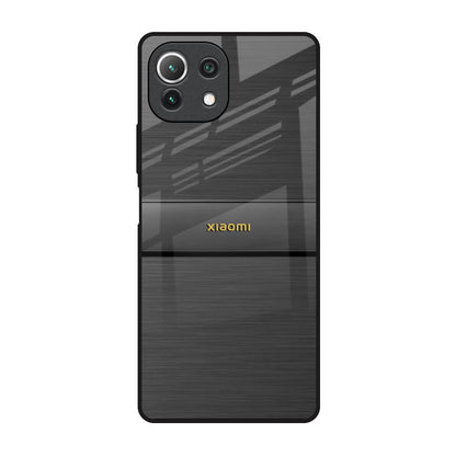 Grey Metallic Glass Mi 11 Lite Glass Back Cover Online