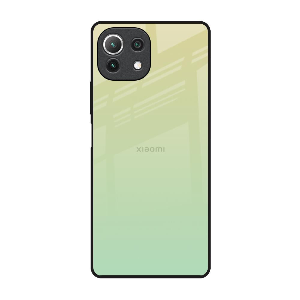 Mint Green Gradient Mi 11 Lite Glass Back Cover Online