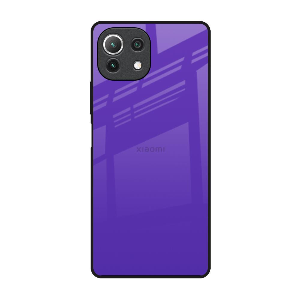 Amethyst Purple Mi 11 Lite Glass Back Cover Online