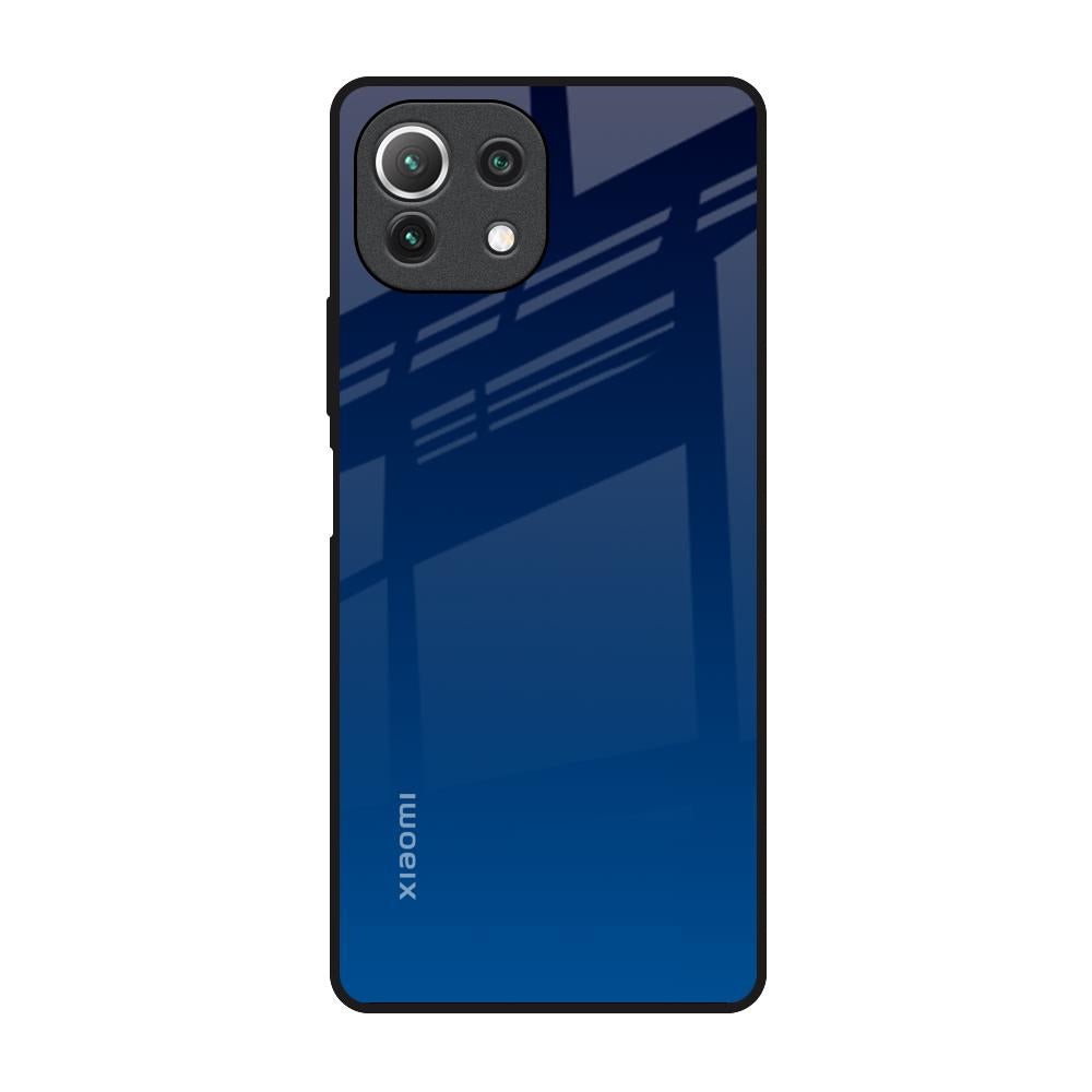 Very Blue Mi 11 Lite Glass Back Cover Online