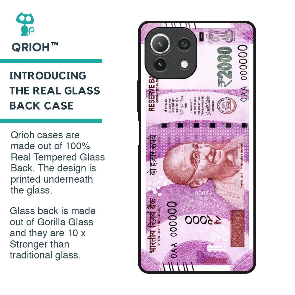 Stock Out Currency Glass Case for Mi 11 Lite