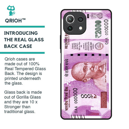 Stock Out Currency Glass Case for Mi 11 Lite