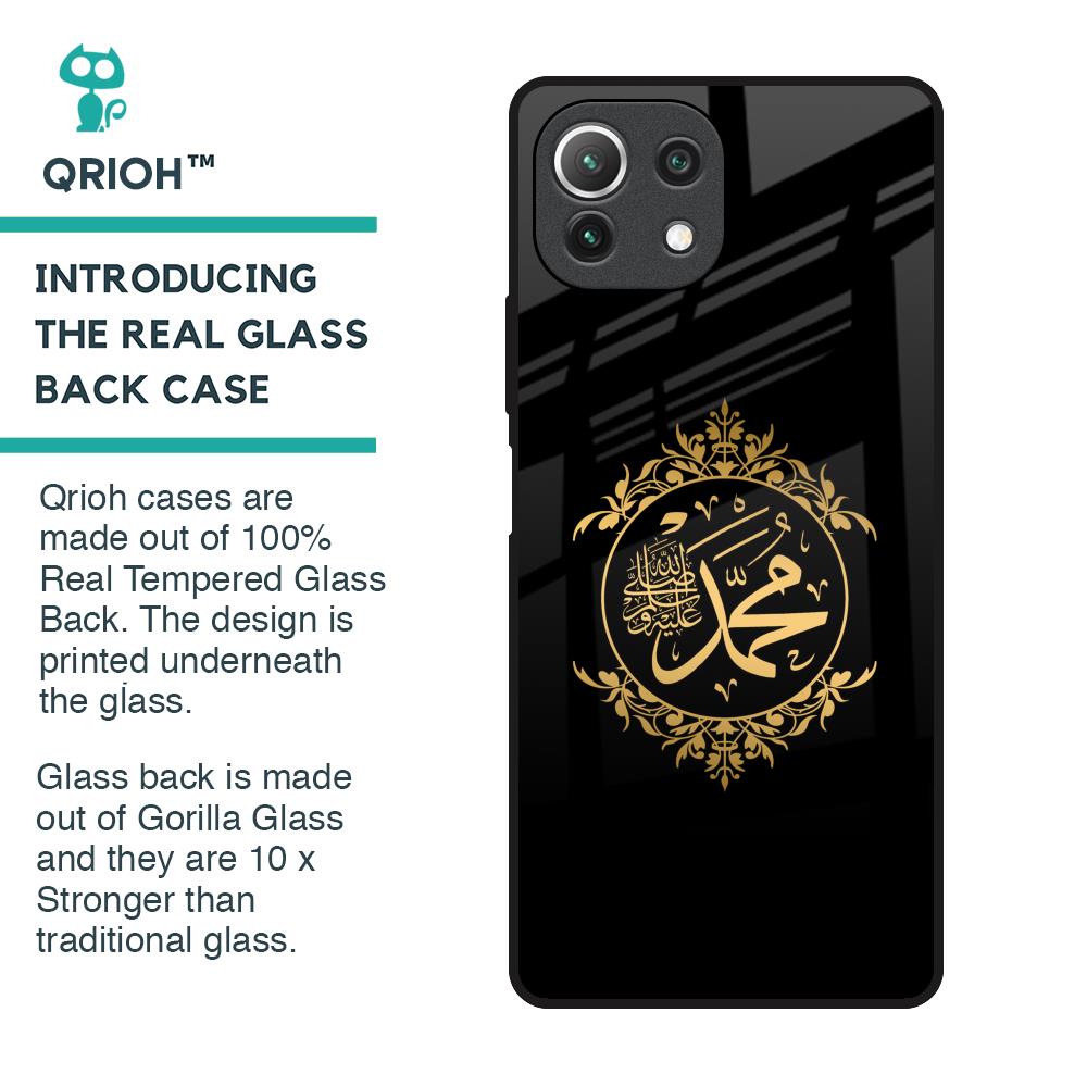 Islamic Calligraphy Glass Case for Mi 11 Lite