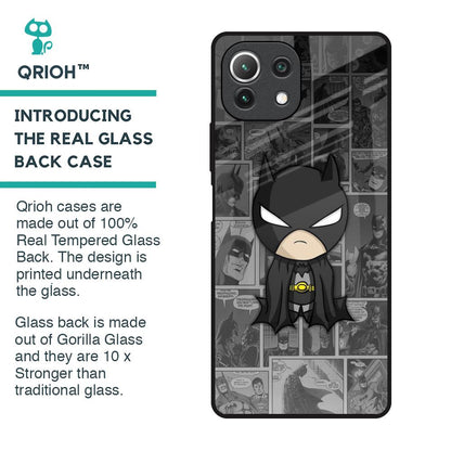 Cartoon Art Glass Case for Mi 11 Lite