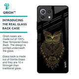 Golden Owl Glass Case for Mi 11 Lite