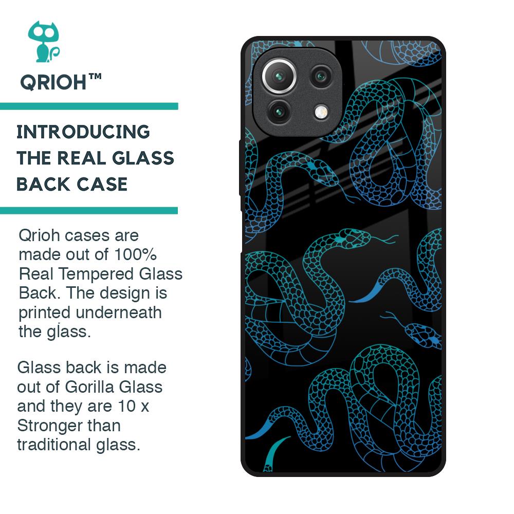 Serpentine Glass Case for Mi 11 Lite