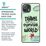 Travel Stamps Glass Case for Mi 11 Lite