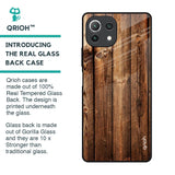 Timber Printed Glass Case for Mi 11 Lite