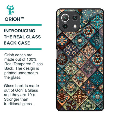 Retro Art Glass Case for Mi 11 Lite