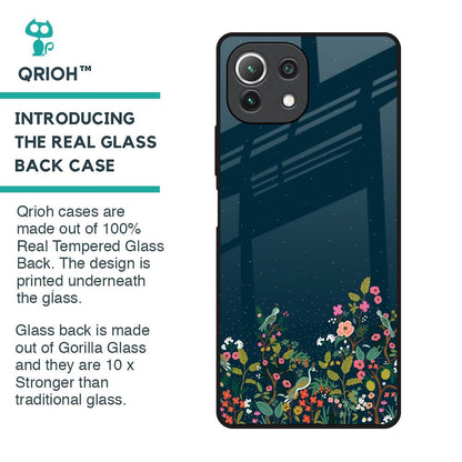 Small Garden Glass Case For Mi 11 Lite