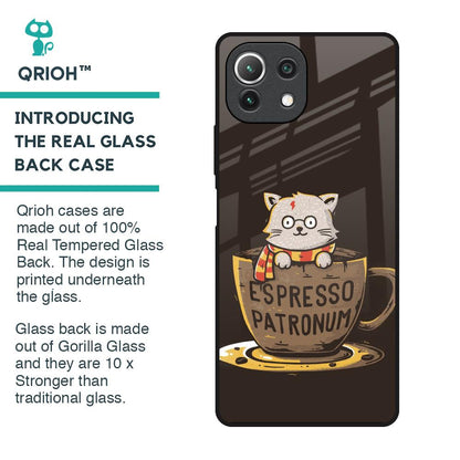 Tea With Kitty Glass Case For Mi 11 Lite