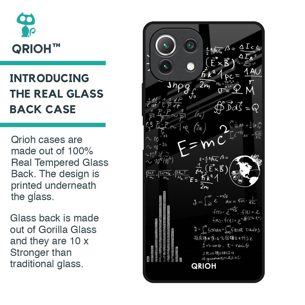 Funny Math Glass Case for Mi 11 Lite