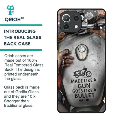 Royal Bike Glass Case for Mi 11 Lite