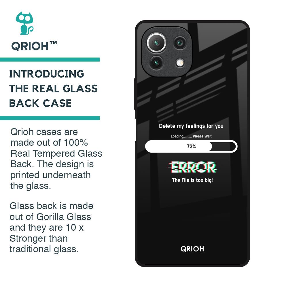 Error Glass Case for Mi 11 Lite