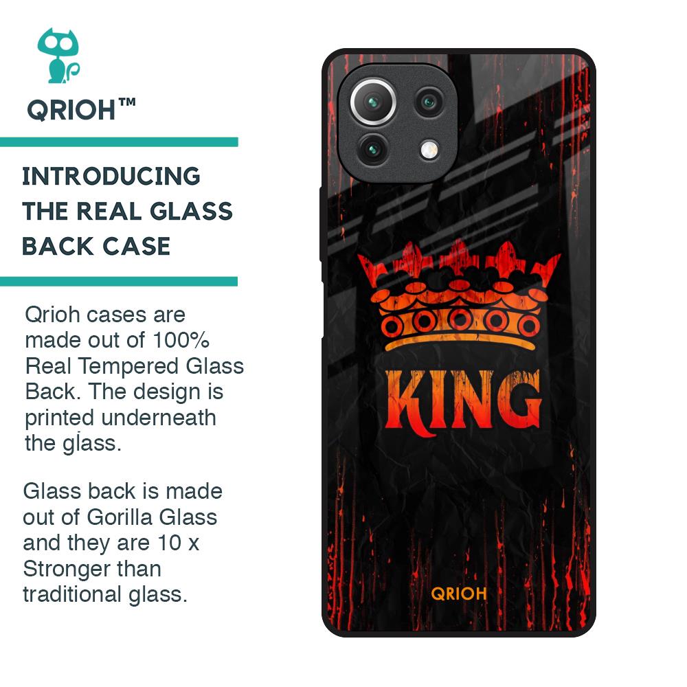 Royal King Glass Case for Mi 11 Lite