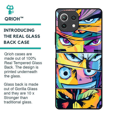 Anime Legends Glass Case for Mi 11 Lite