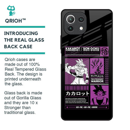 Strongest Warrior Glass Case for Mi 11 Lite