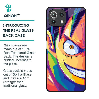 Monkey Wpap Pop Art Glass Case for Mi 11 Lite